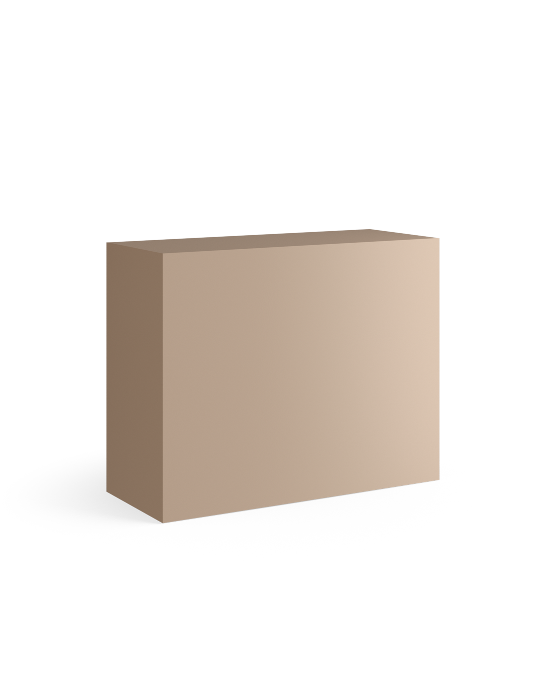 Welcome - Beige reception counter - 110cm